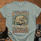 Driving Music Graphic Tee — "My Driving Style Is Heavily Influenced By Whatever Song Is Playing"