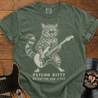 Psycho Kitty Guitar Tee