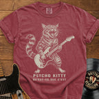 Psycho Kitty Guitar Tee