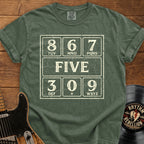 Vintage Telephone '867 FIVE' Graphic T-Shirt