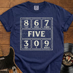 Vintage Telephone '867 FIVE' Graphic T-Shirt