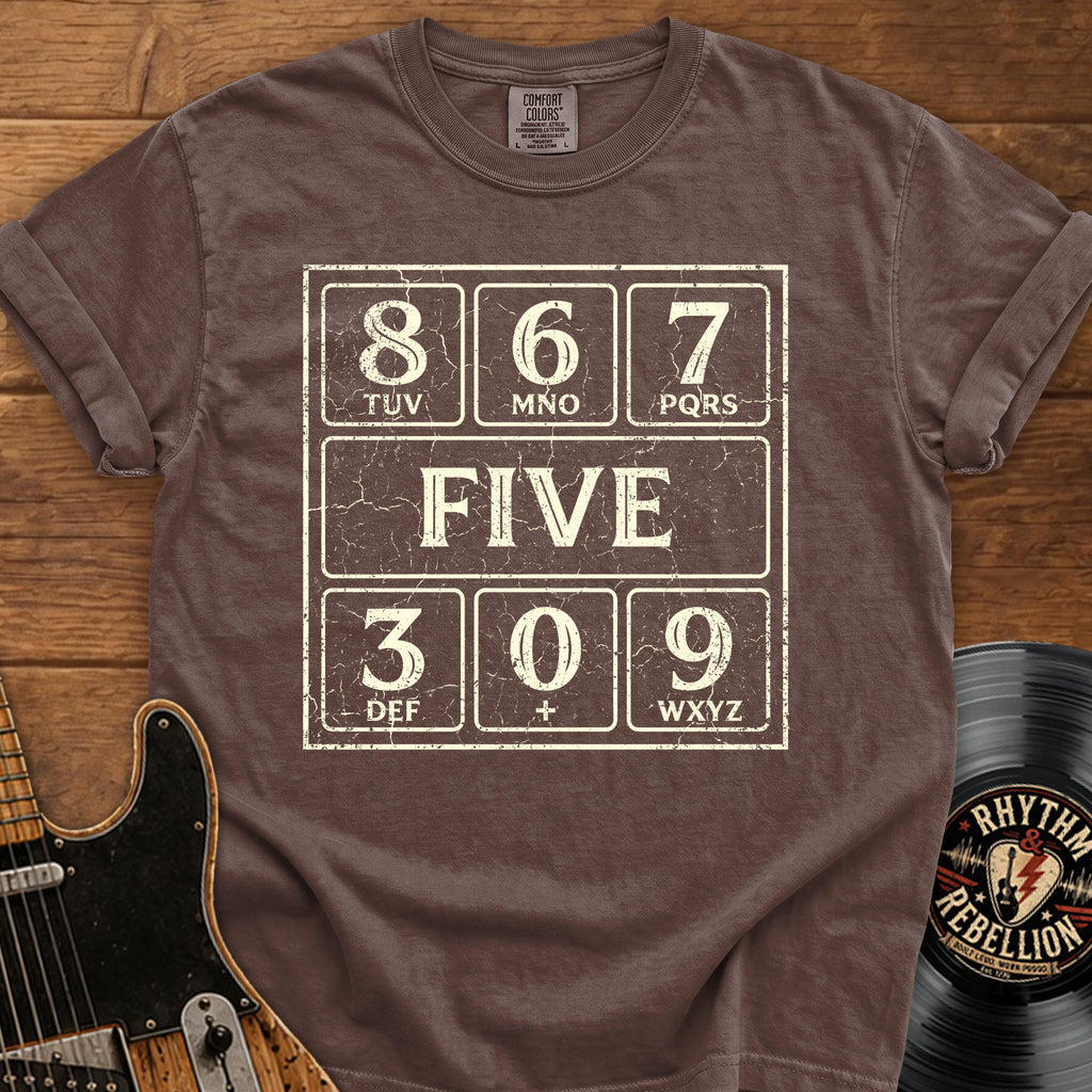 Vintage Telephone '867 FIVE' Graphic T-Shirt