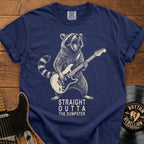 Raccoon Guitar T-Shirt — "Straight Outta the Dumpster"