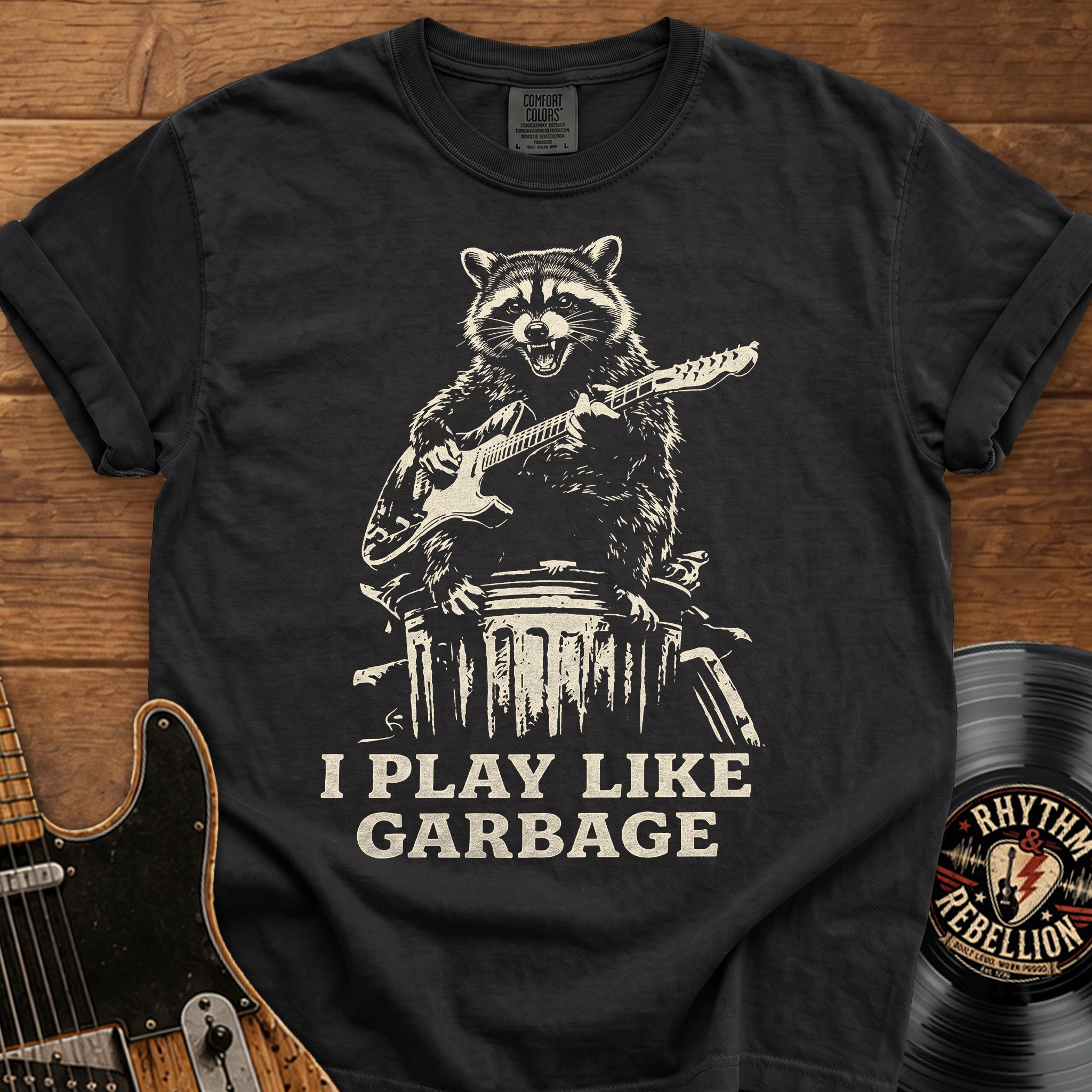 Raccoon Guitar Tee
