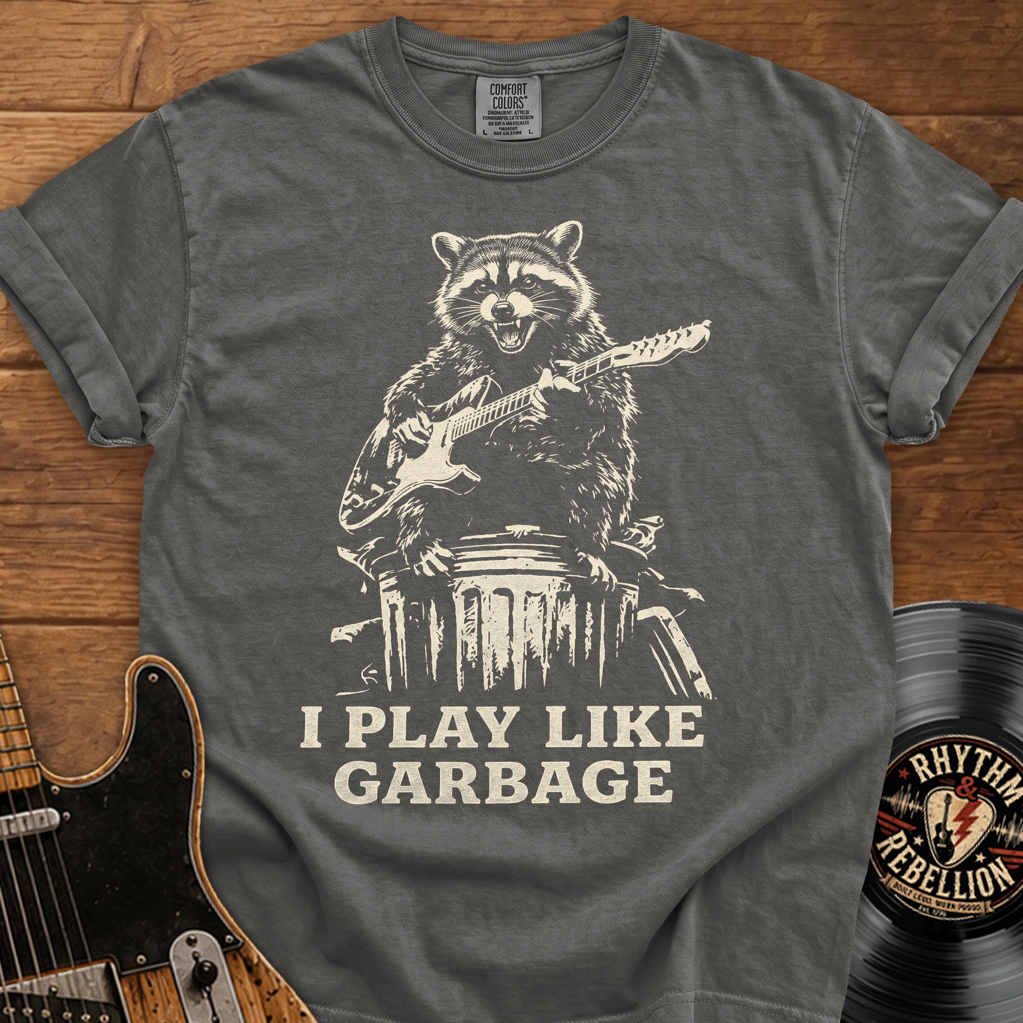 Raccoon Guitar Tee