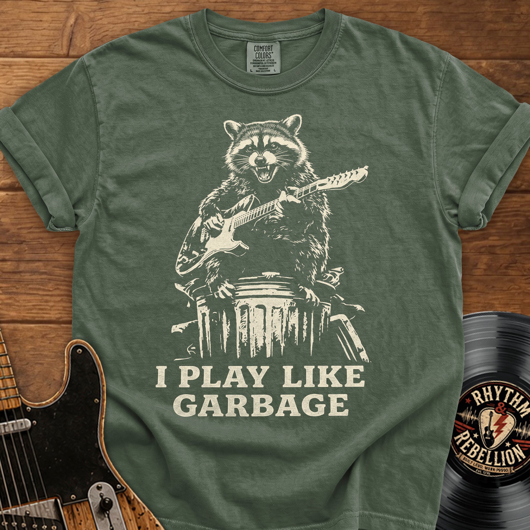 Raccoon Guitar Tee
