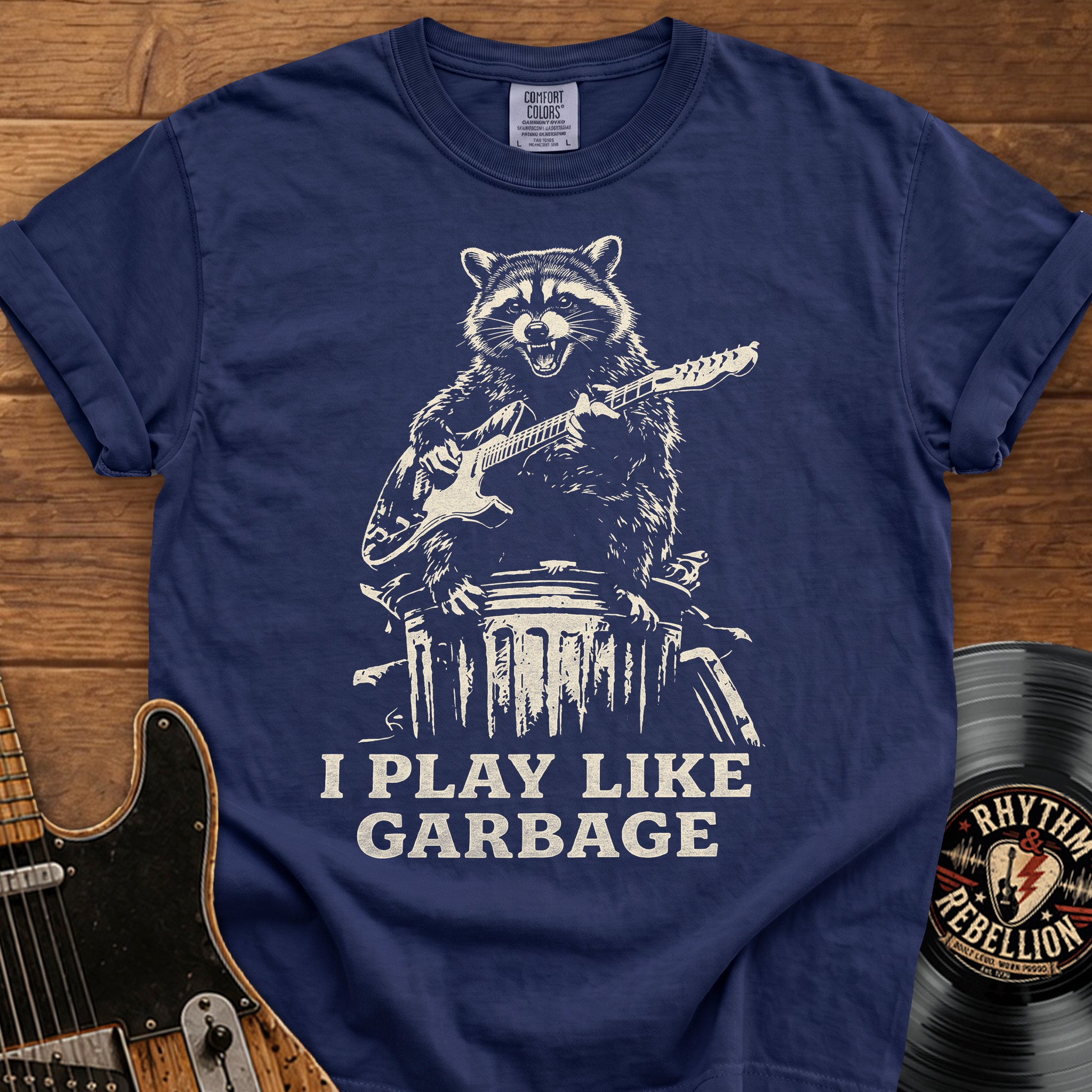 Raccoon Guitar Tee