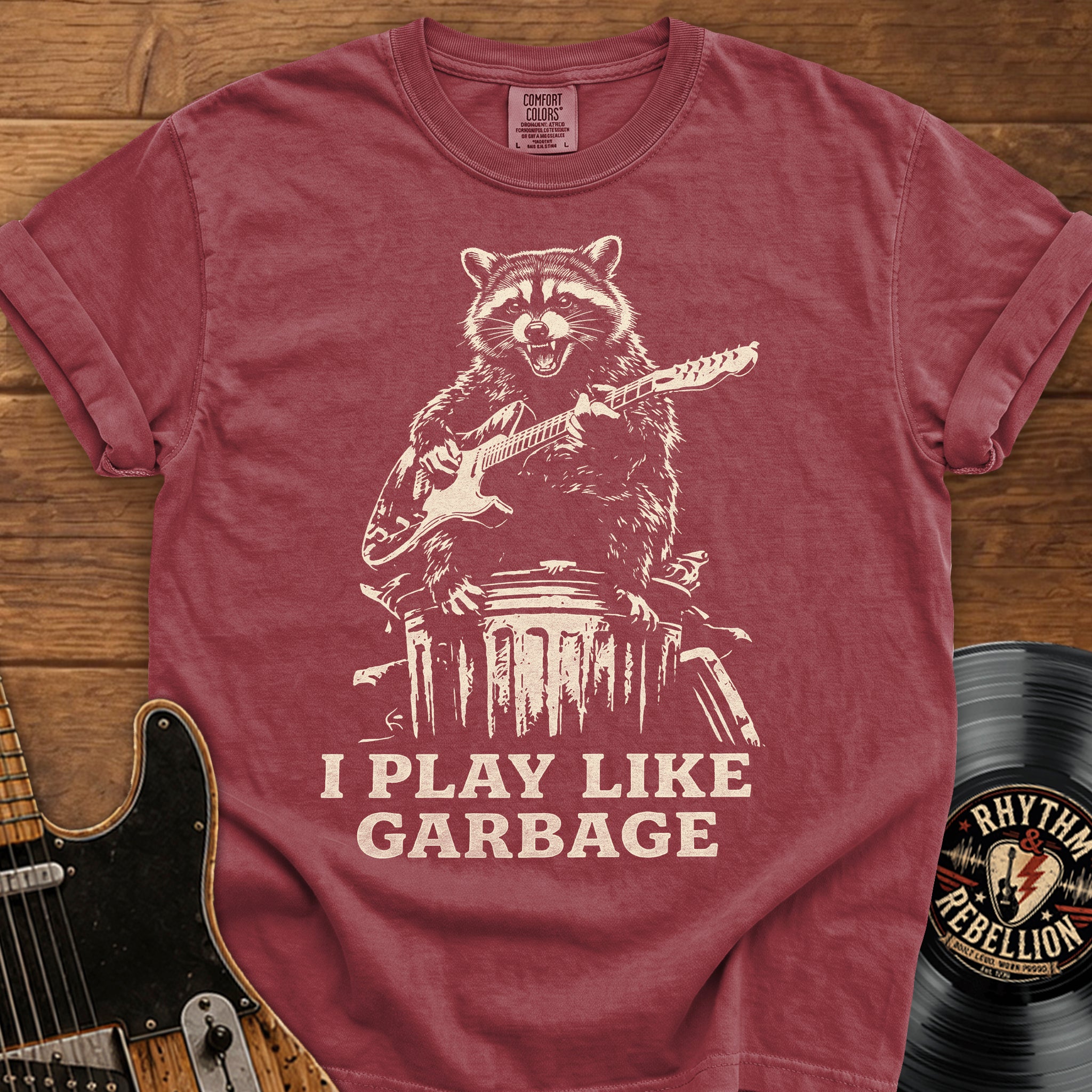 Raccoon Guitar Tee