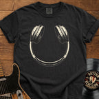 Headphone Smile T-Shirt — Vintage Music Lover Tee