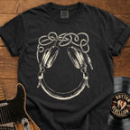 Headphones Smiley T-Shirt — Vintage Music Tee