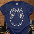 Headphones Smiley T-Shirt — Vintage Music Tee
