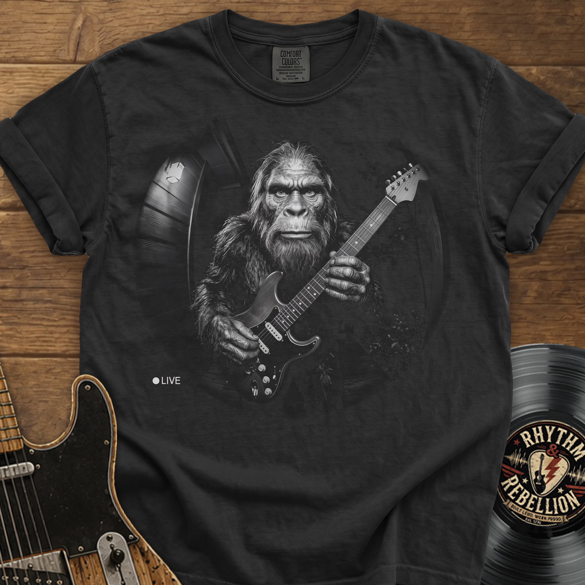 Vintage Rock Sasquatch Graphic Tee