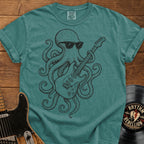 Octopus Guitar Tee — Vintage Rock Music Graphic T-Shirt