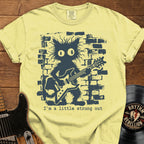Strung Out Cat Guitar T-Shirt