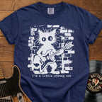 Strung Out Cat Guitar T-Shirt