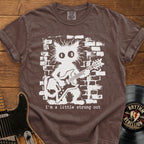 Strung Out Cat Guitar T-Shirt
