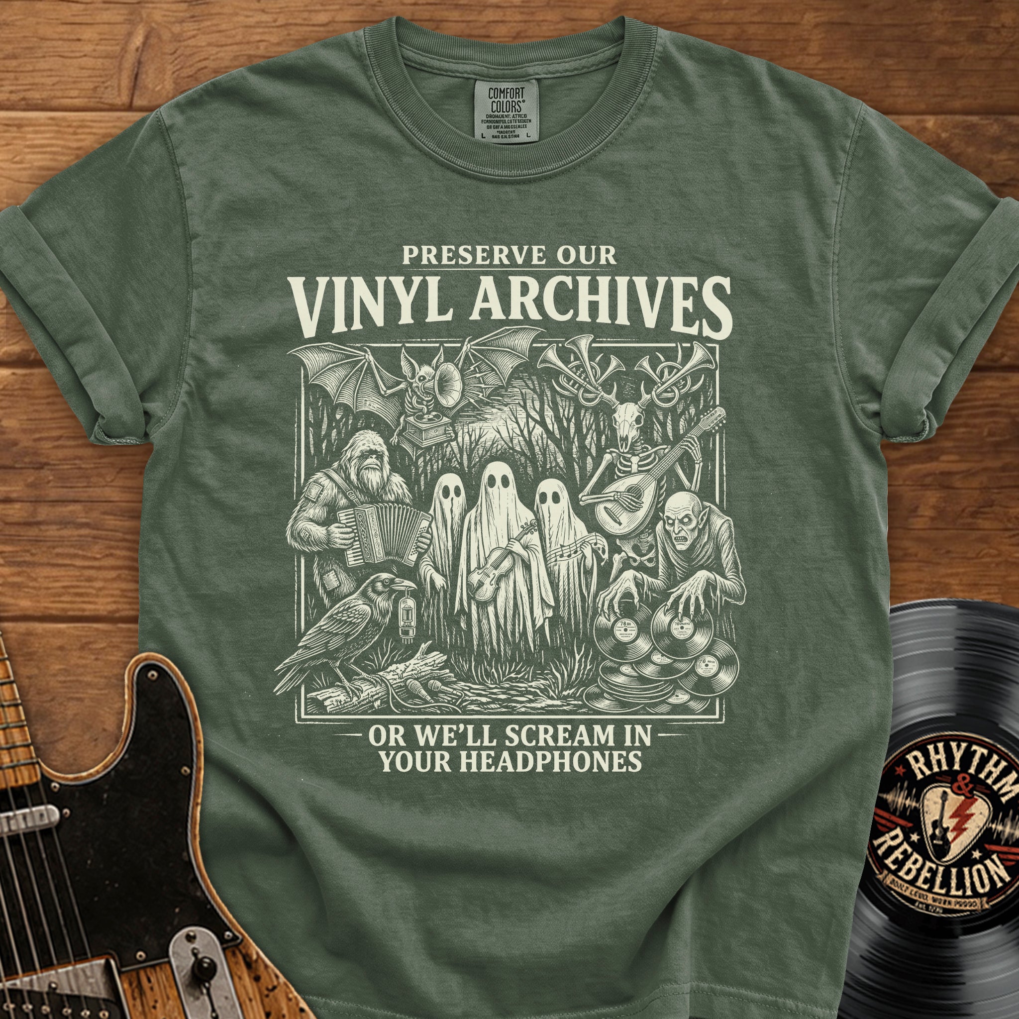 Perserve Our Vinyl Archives T-Shirt