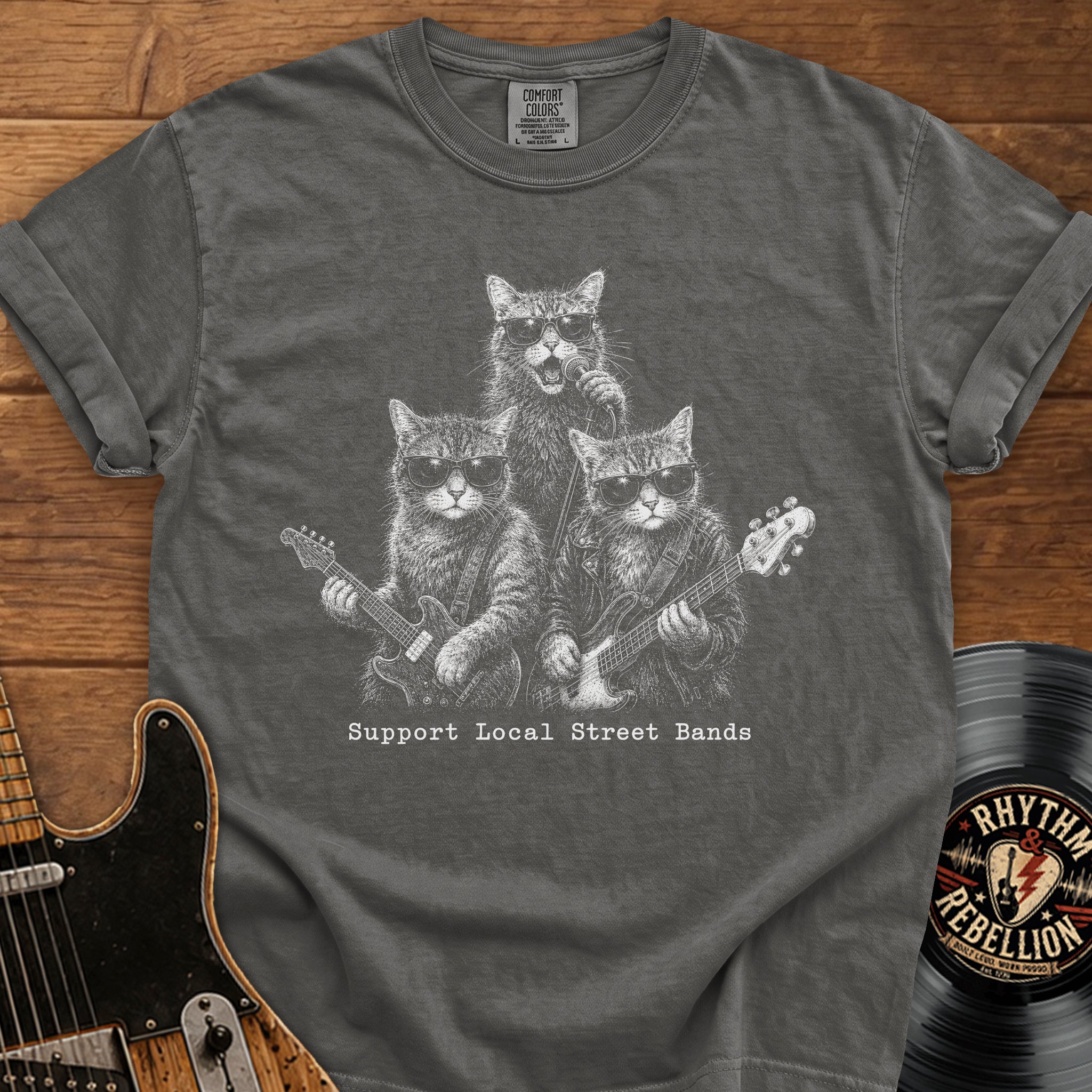 "Support Local Street Bands" Graphic Tee