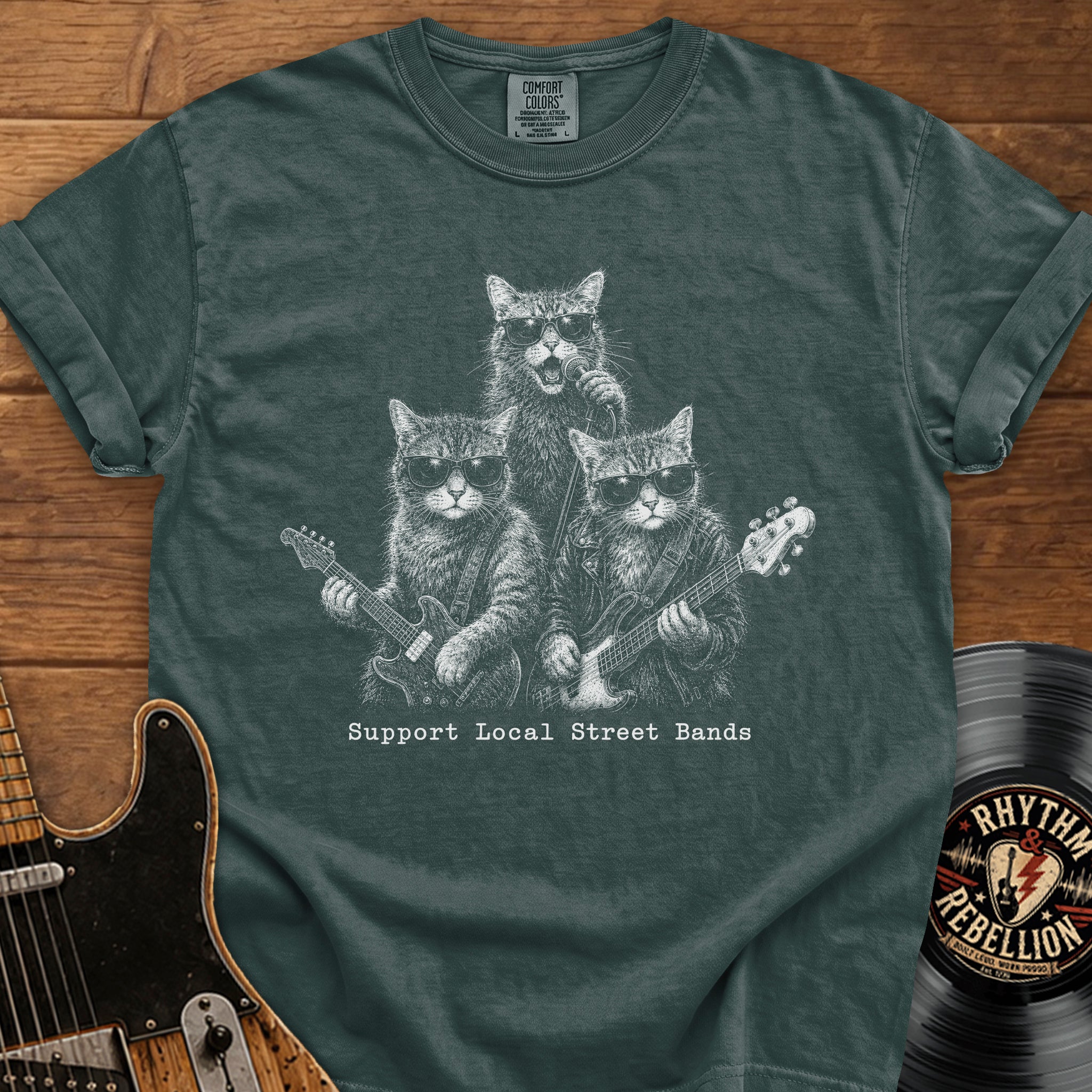 "Support Local Street Bands" Graphic Tee