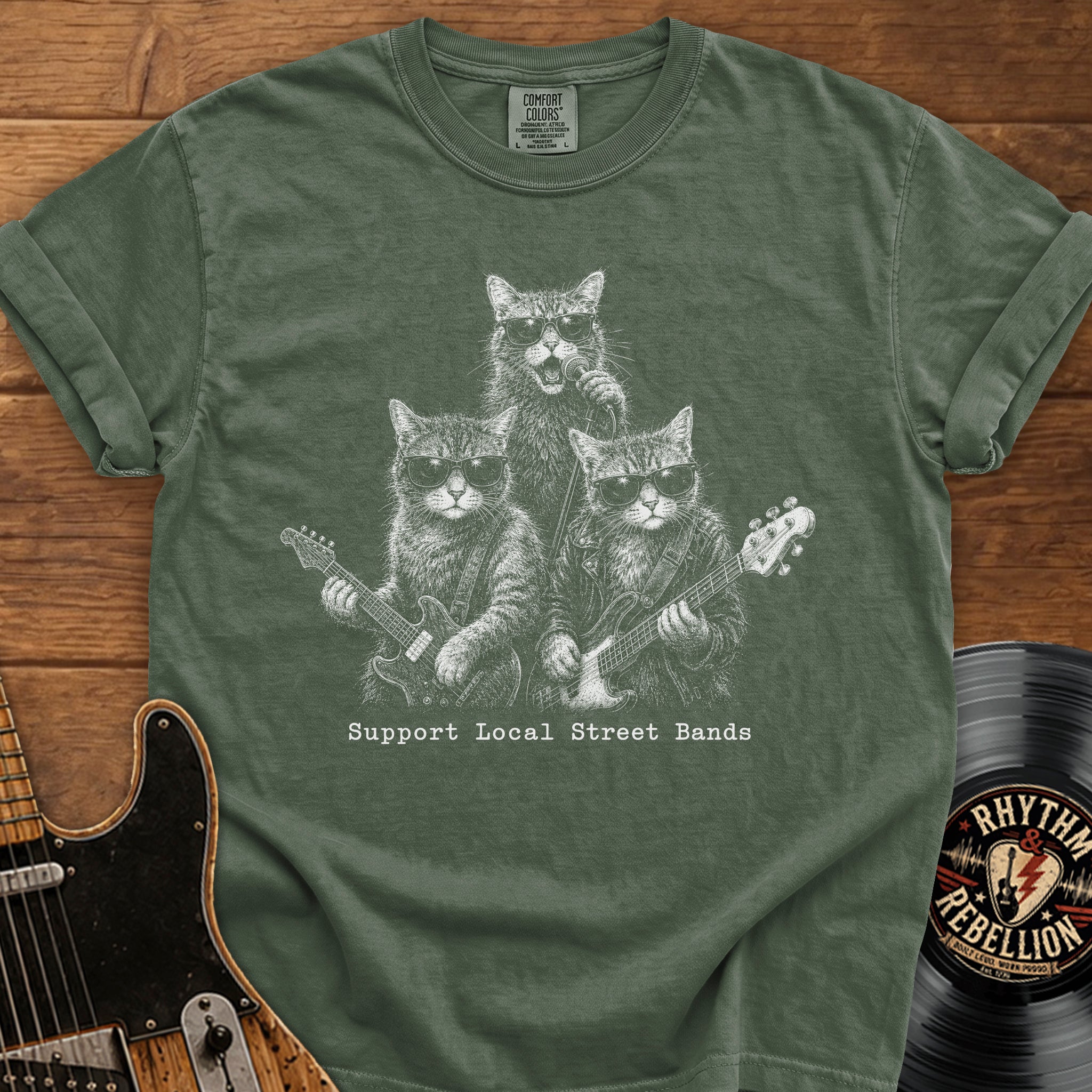 "Support Local Street Bands" Graphic Tee