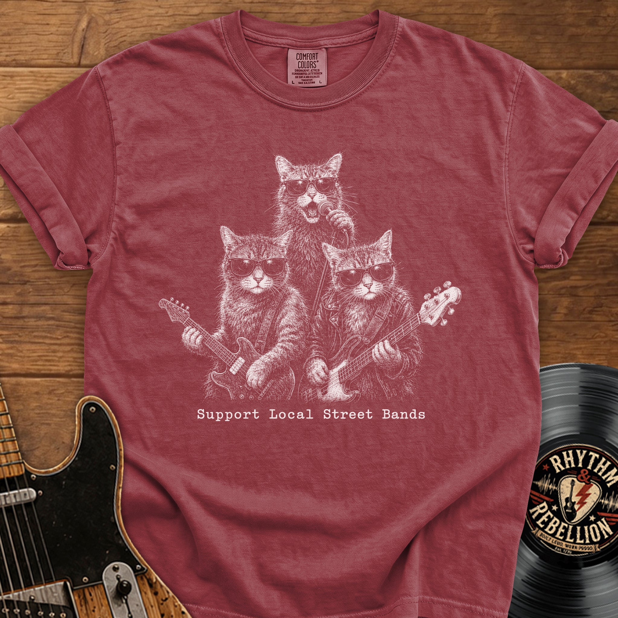 "Support Local Street Bands" Graphic Tee