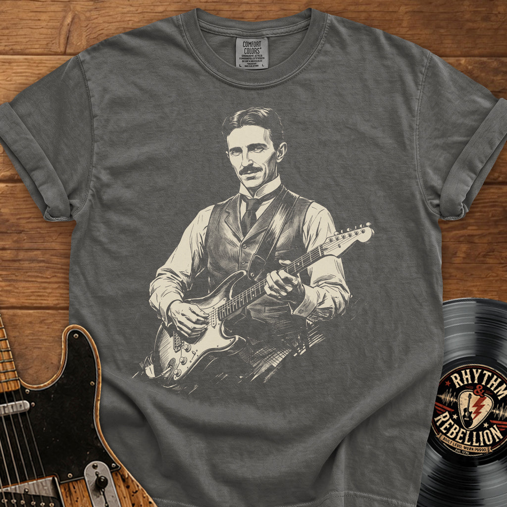 Nikola Tesla Guitar T-Shirt
