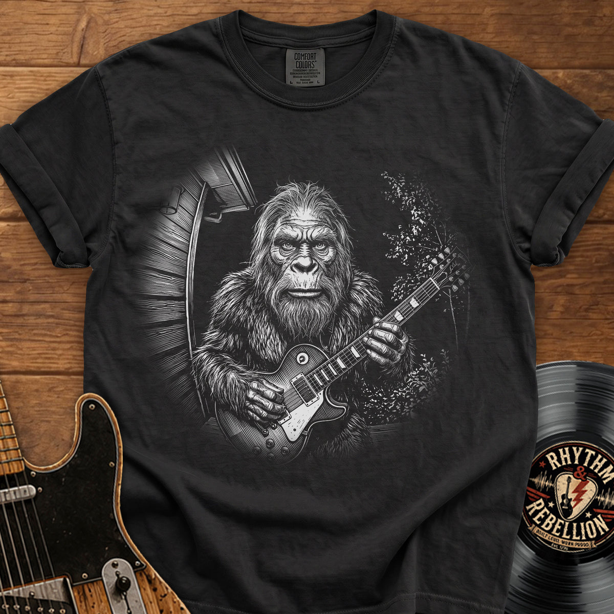 Bigfoot Guitar Cam T-Shirt
