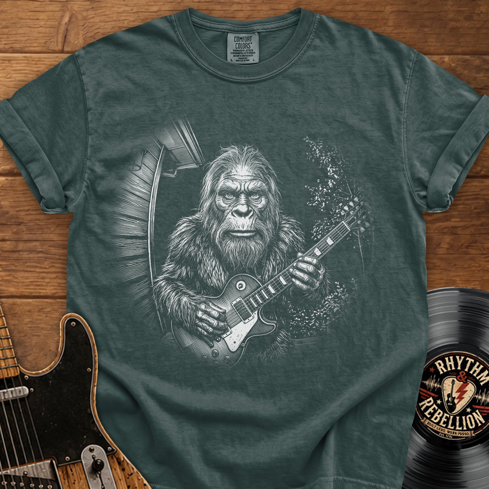 Bigfoot Guitar Cam T-Shirt