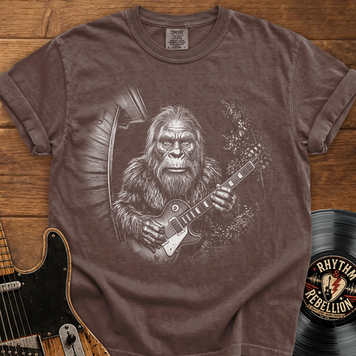 Bigfoot Guitar Cam T-Shirt