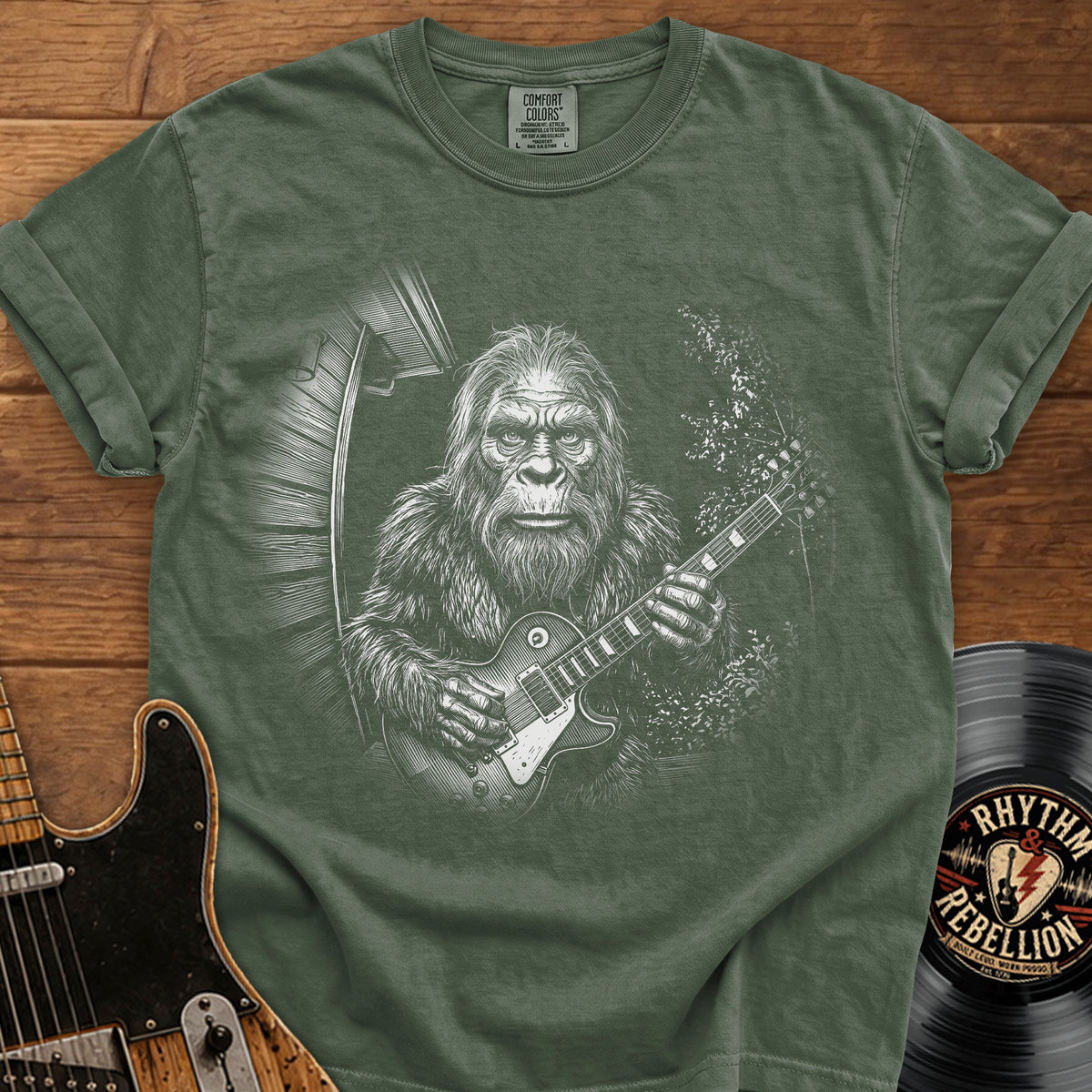 Bigfoot Guitar Cam T-Shirt