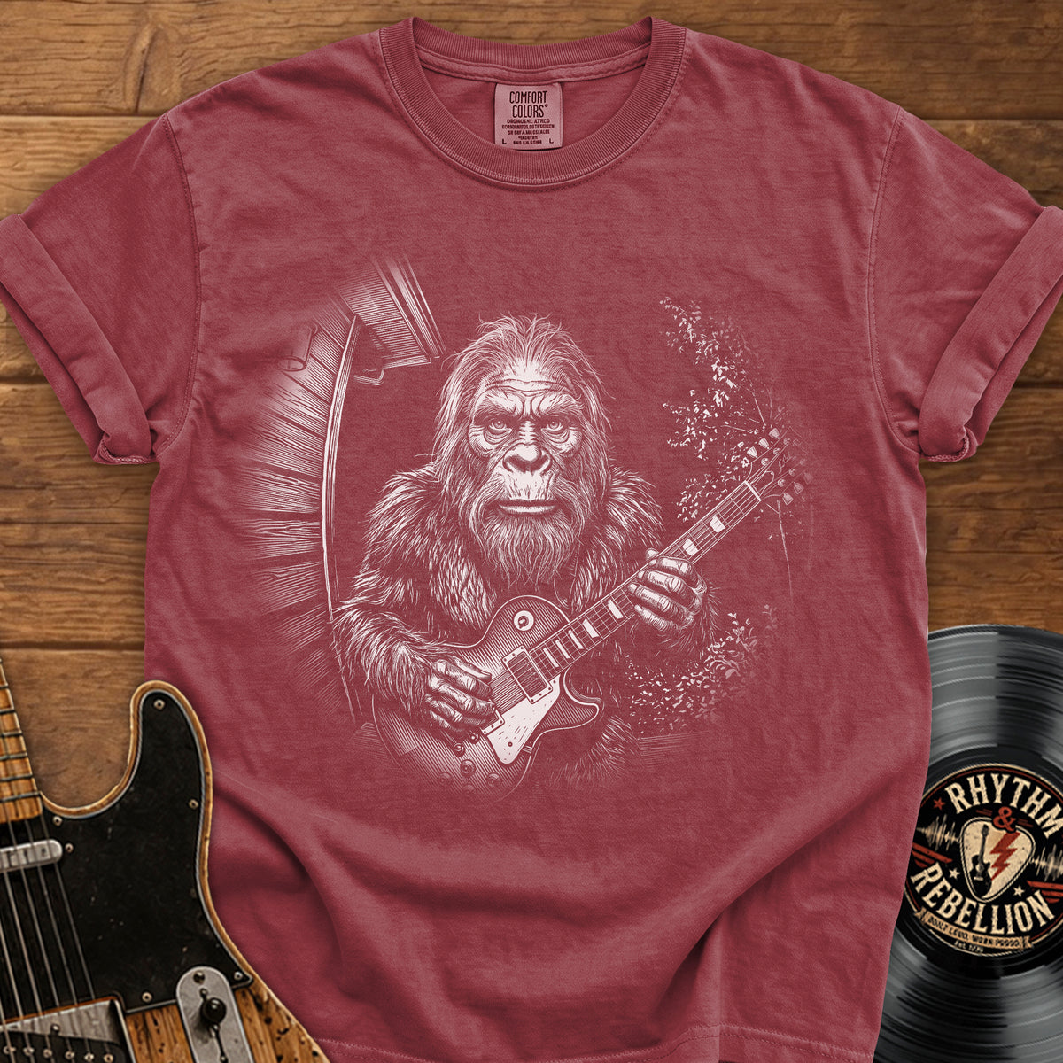 Bigfoot Guitar Cam T-Shirt