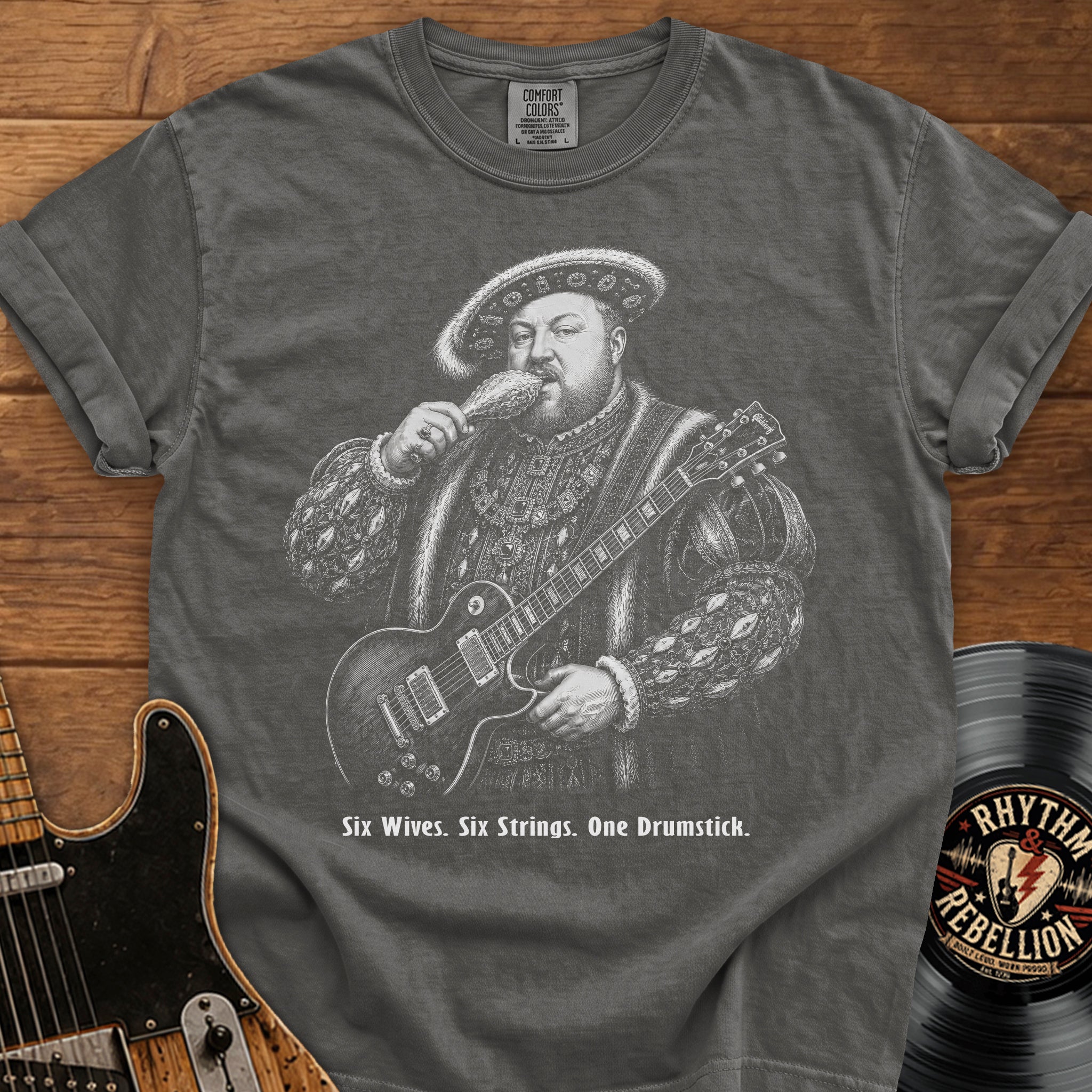 Henry VIII Guitar T‑Shirt