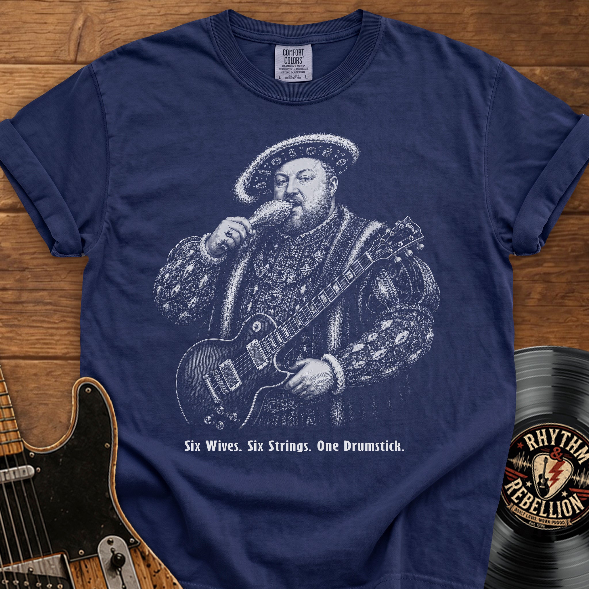 Henry VIII Guitar T‑Shirt