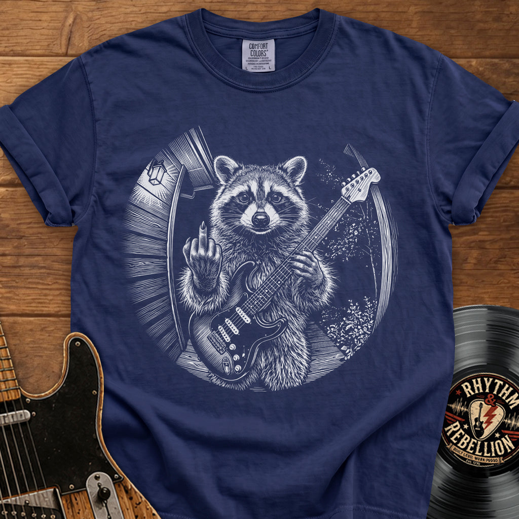 Raccoon Guitar Cam T-Shirt