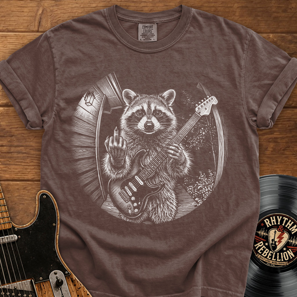 Raccoon Guitar Cam T-Shirt