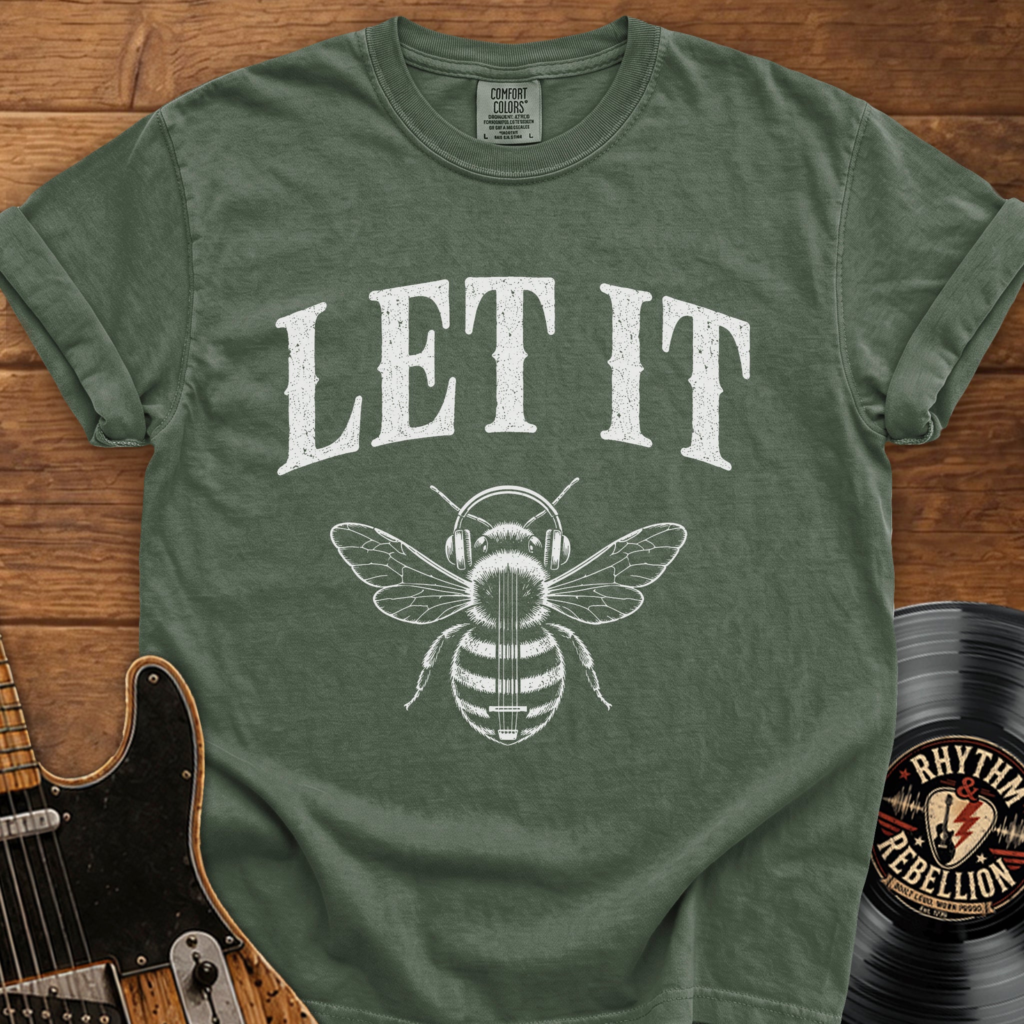 Let It Bee T-Shirt — Vintage Bee Graphic Tee