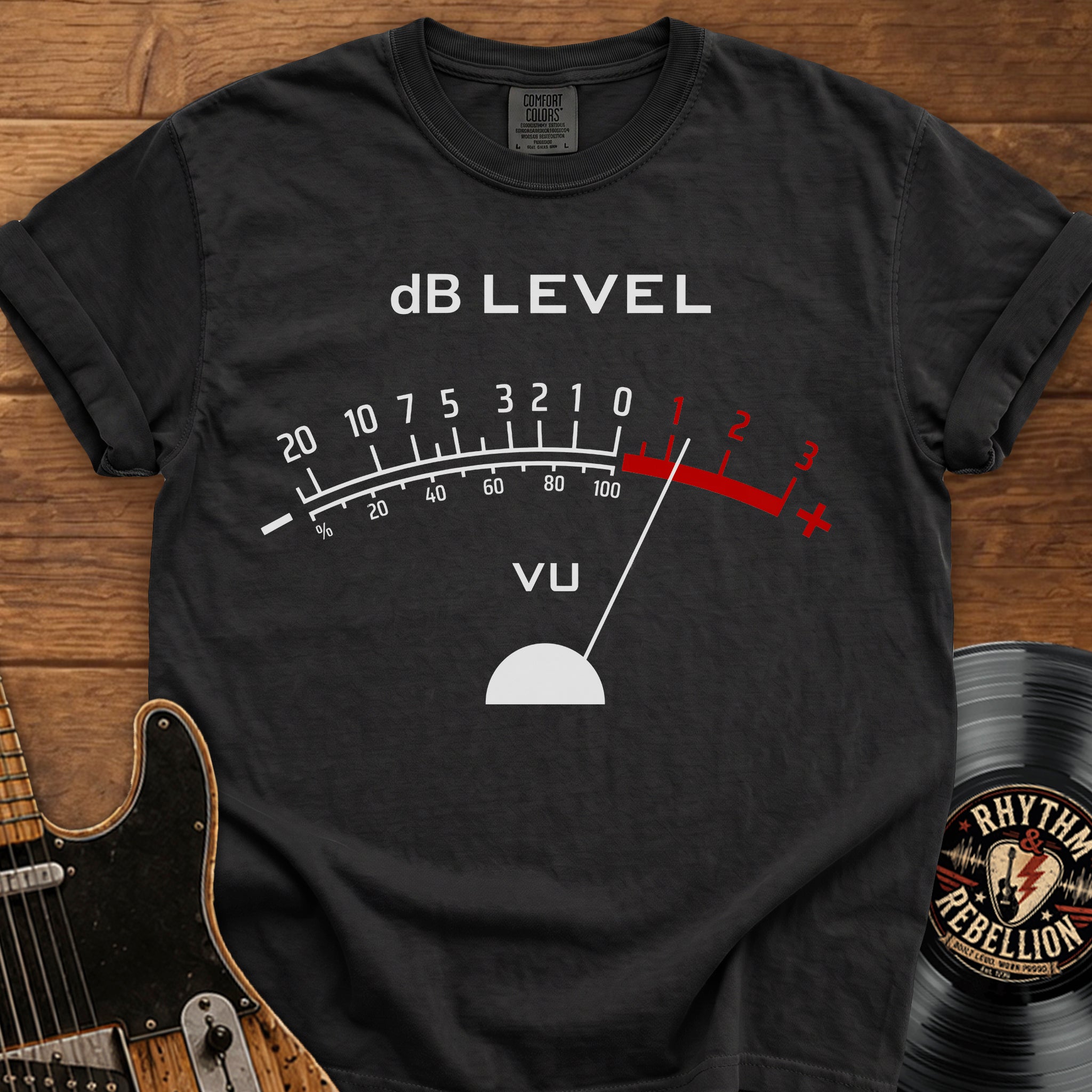dB Level VU Meter T-Shirt