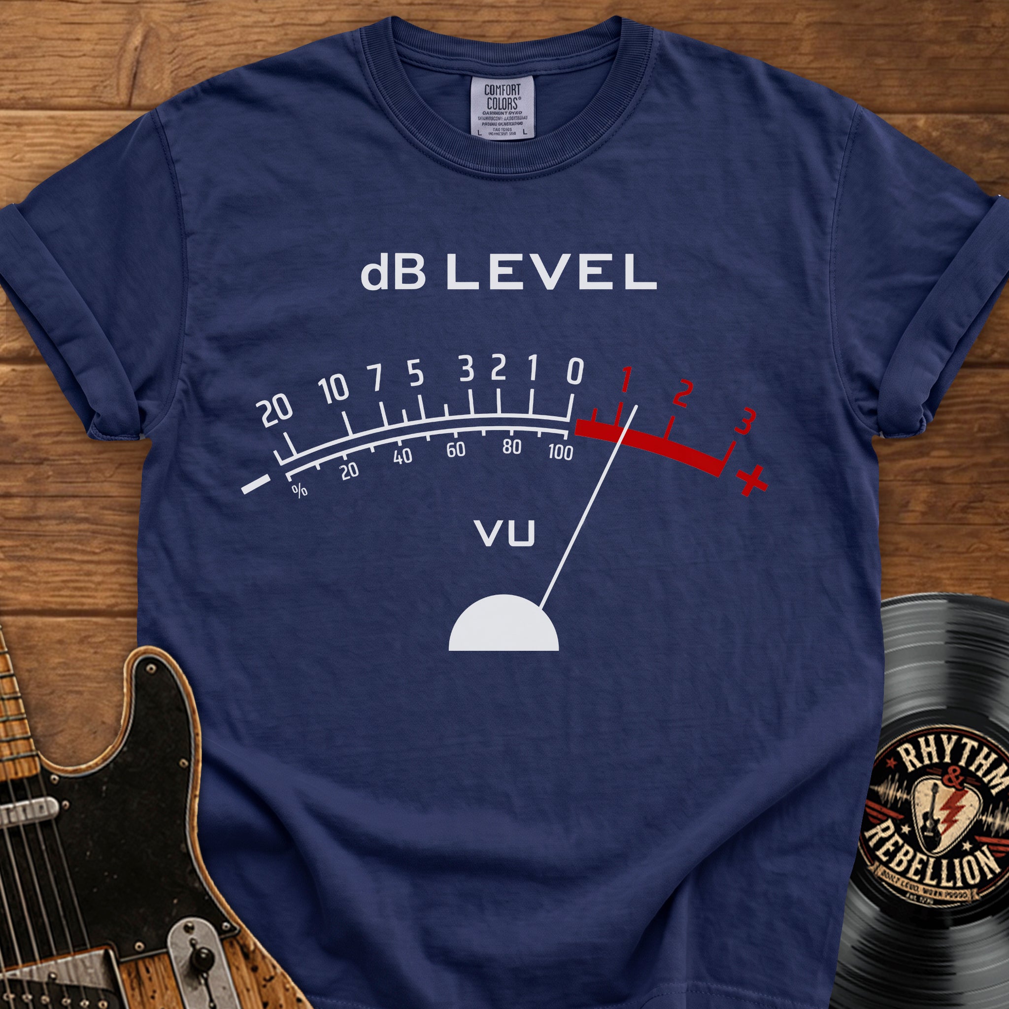 dB Level VU Meter T-Shirt