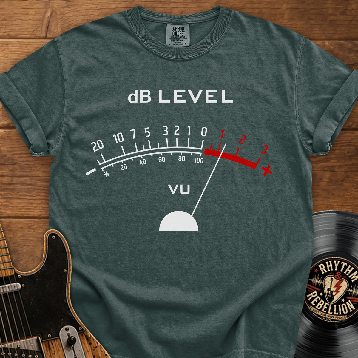 dB Level VU Meter T-Shirt