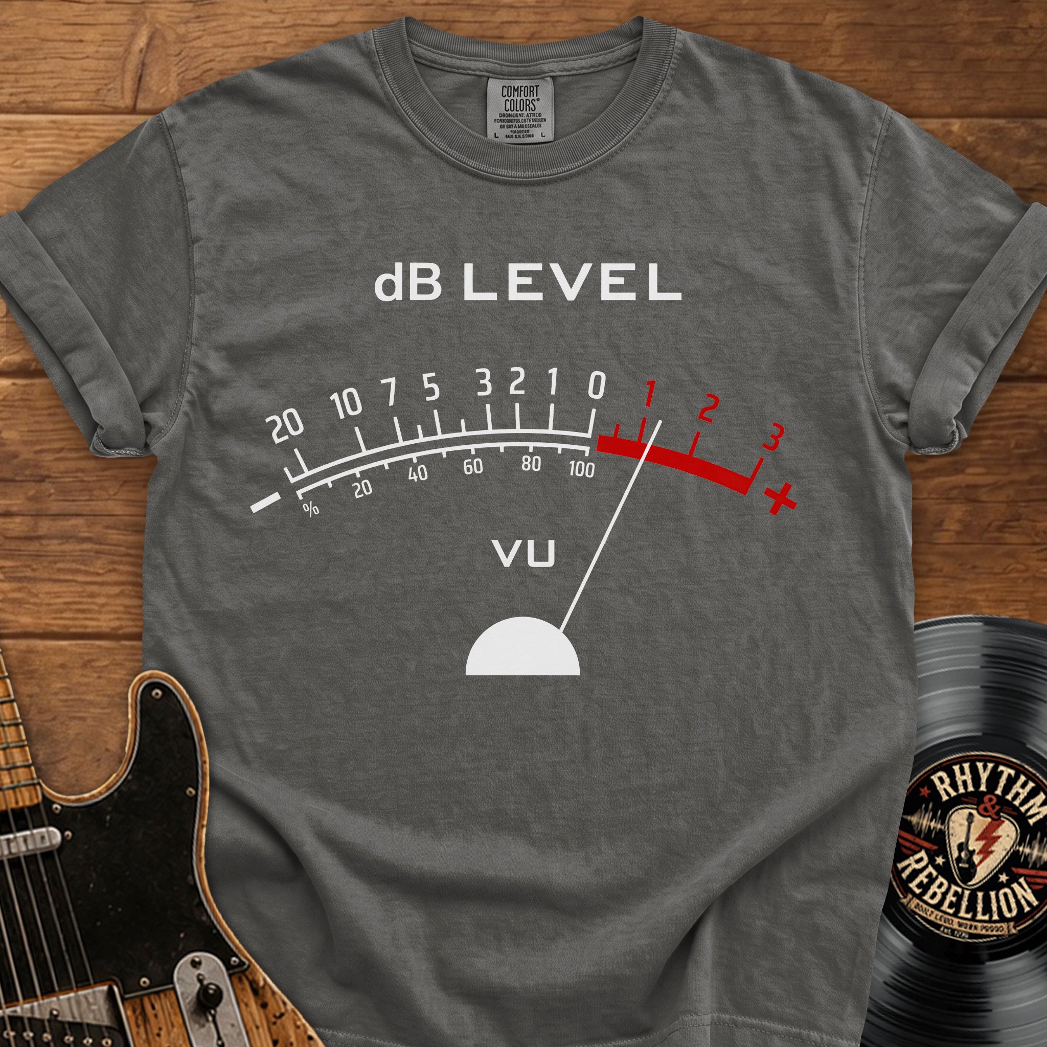 dB Level VU Meter T-Shirt