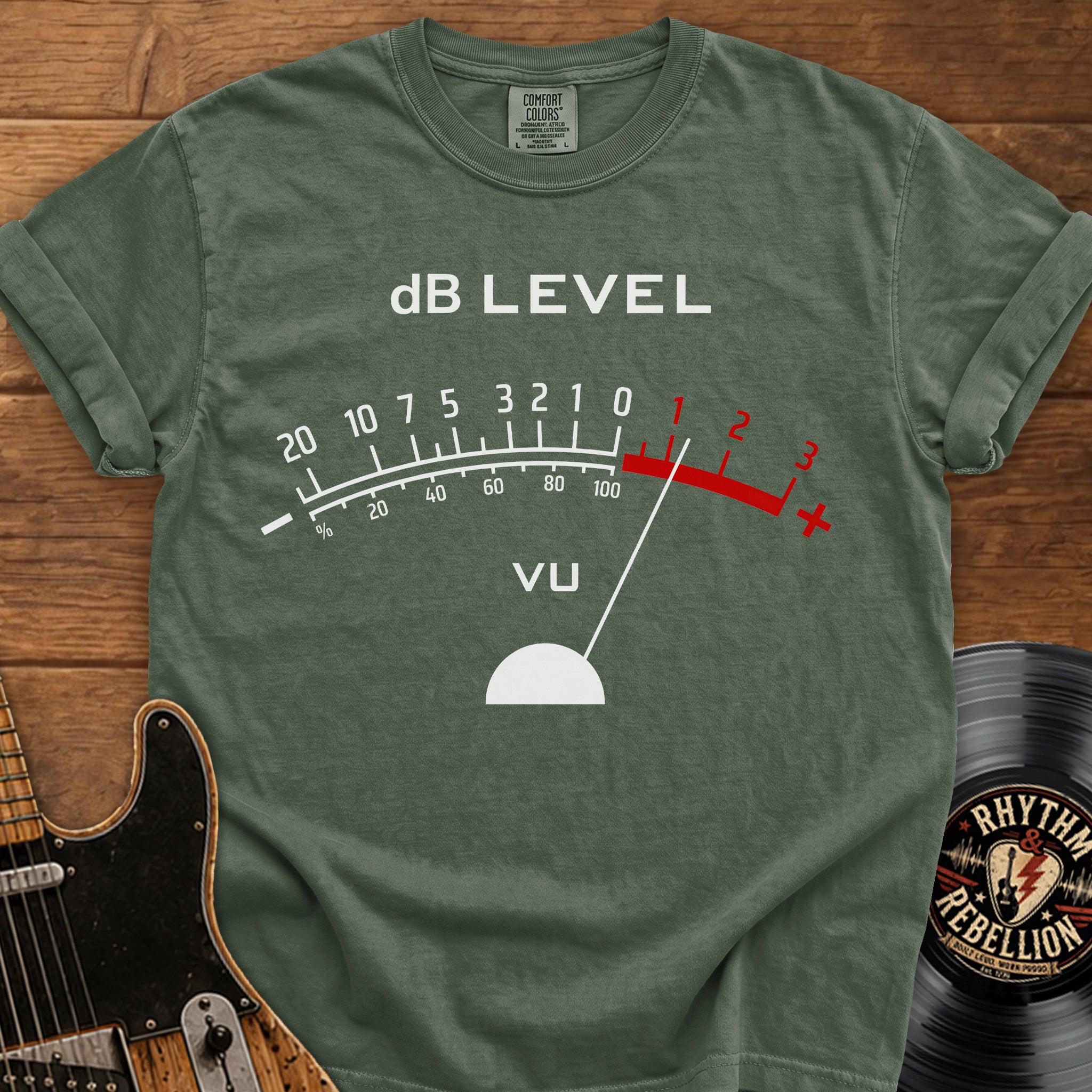 dB Level VU Meter T-Shirt