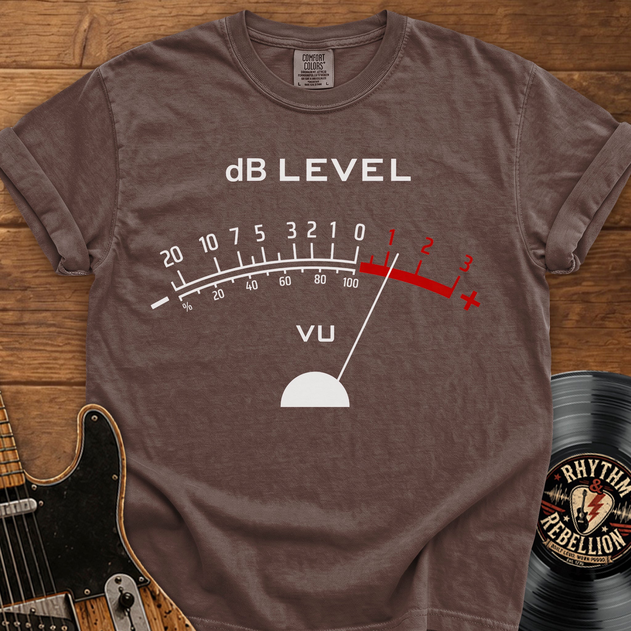 dB Level VU Meter T-Shirt