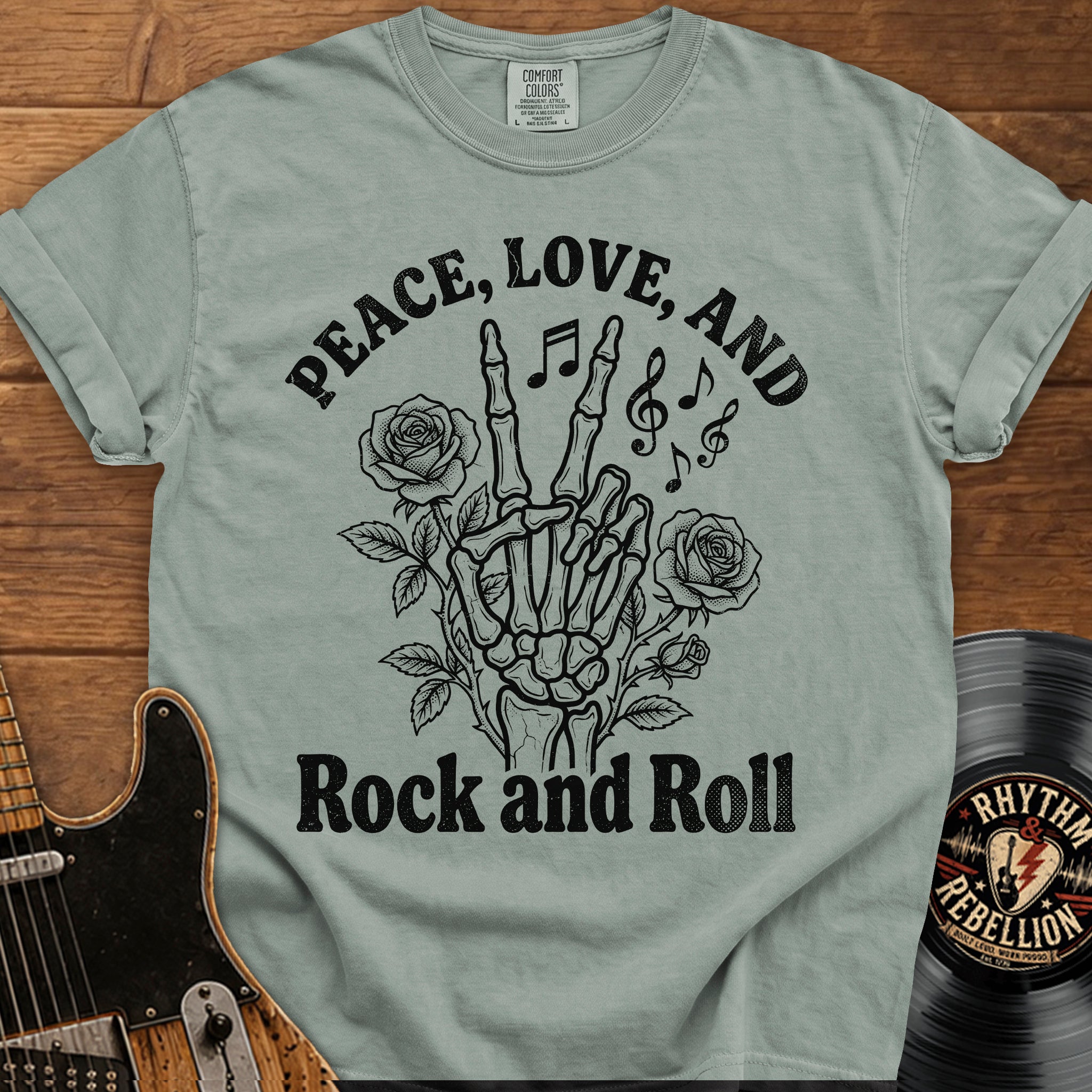 Peace, Love, and Rock T-Shirt