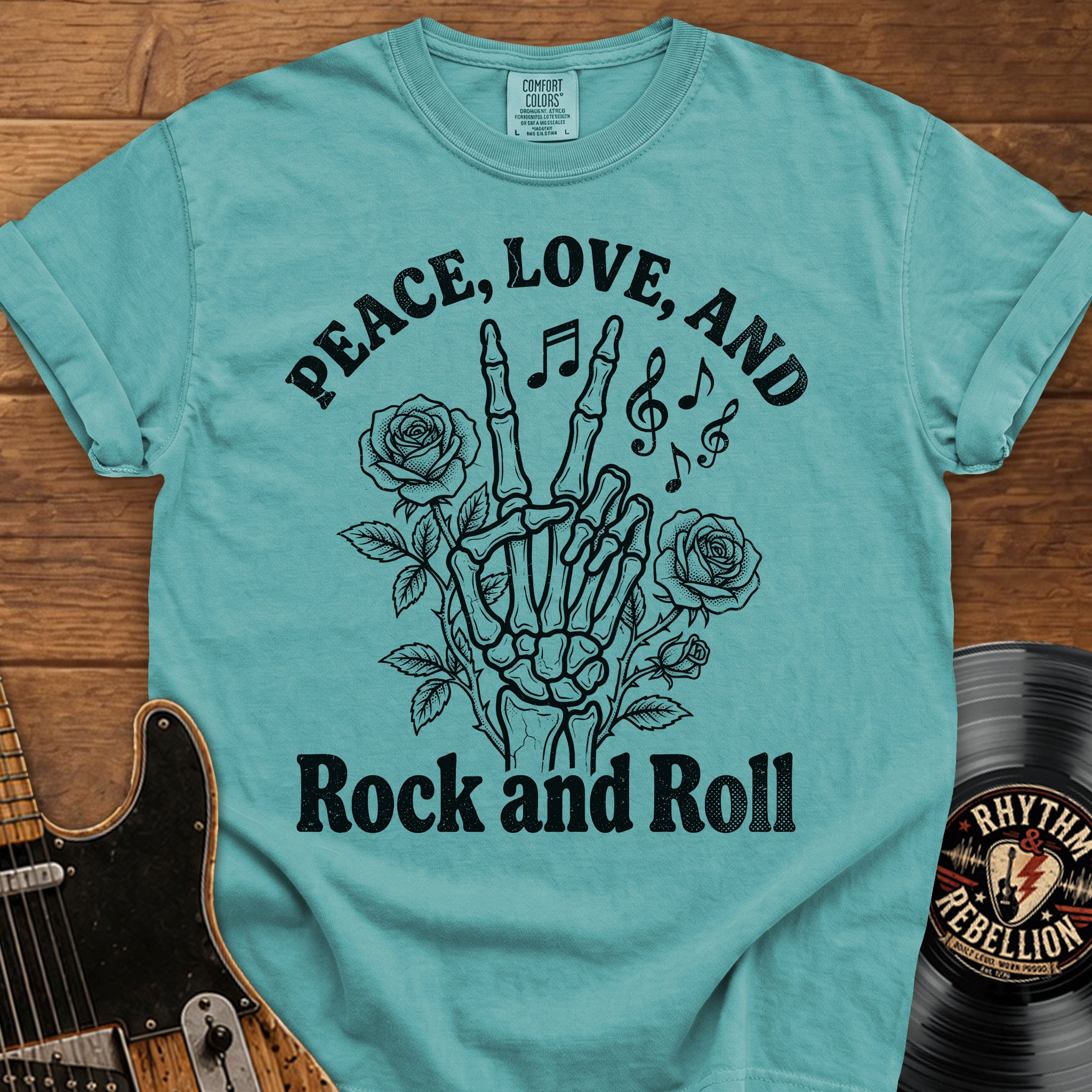Peace, Love, and Rock T-Shirt