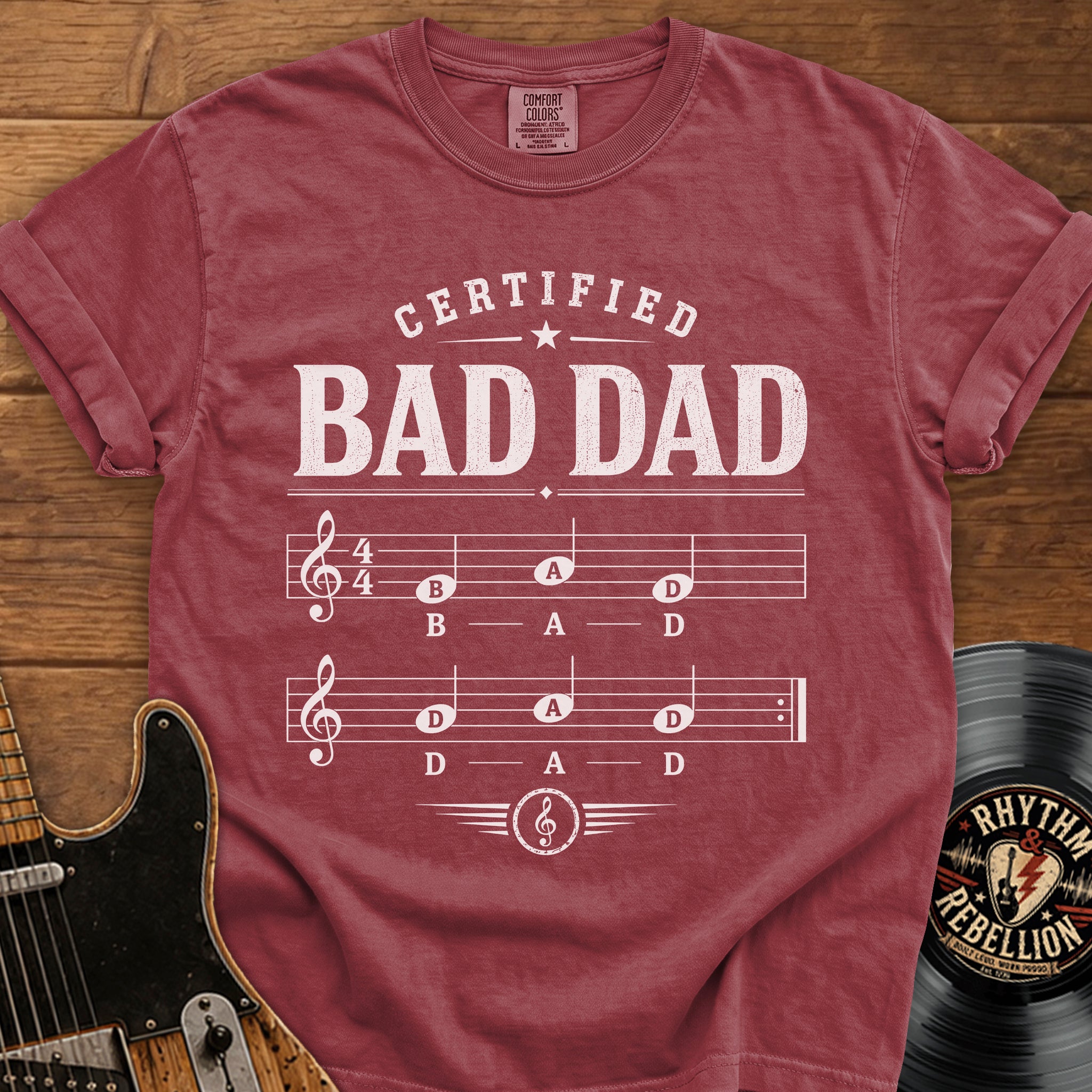 Certified Bad Dad T-Shirt