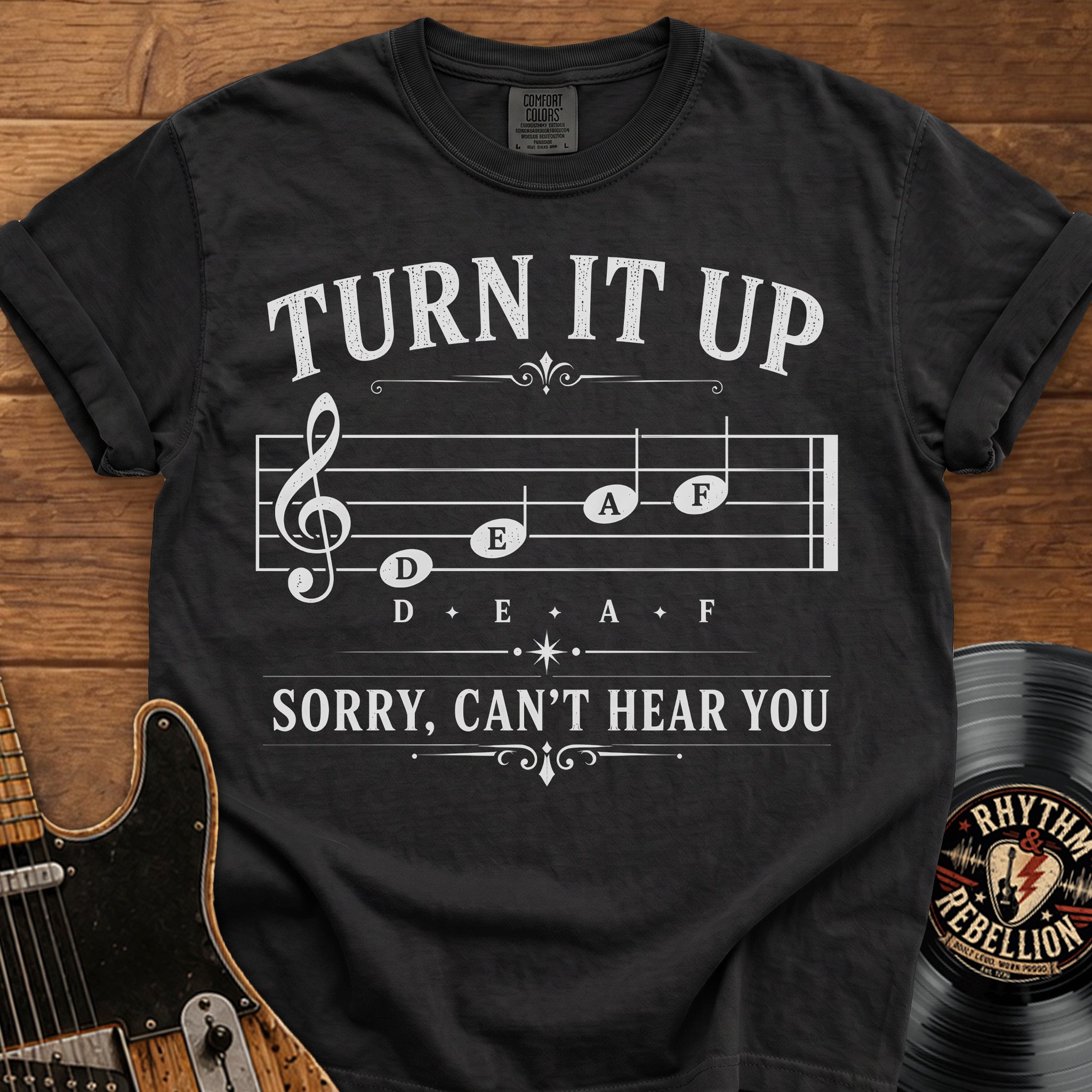 Turn It Up Music T‑Shirt