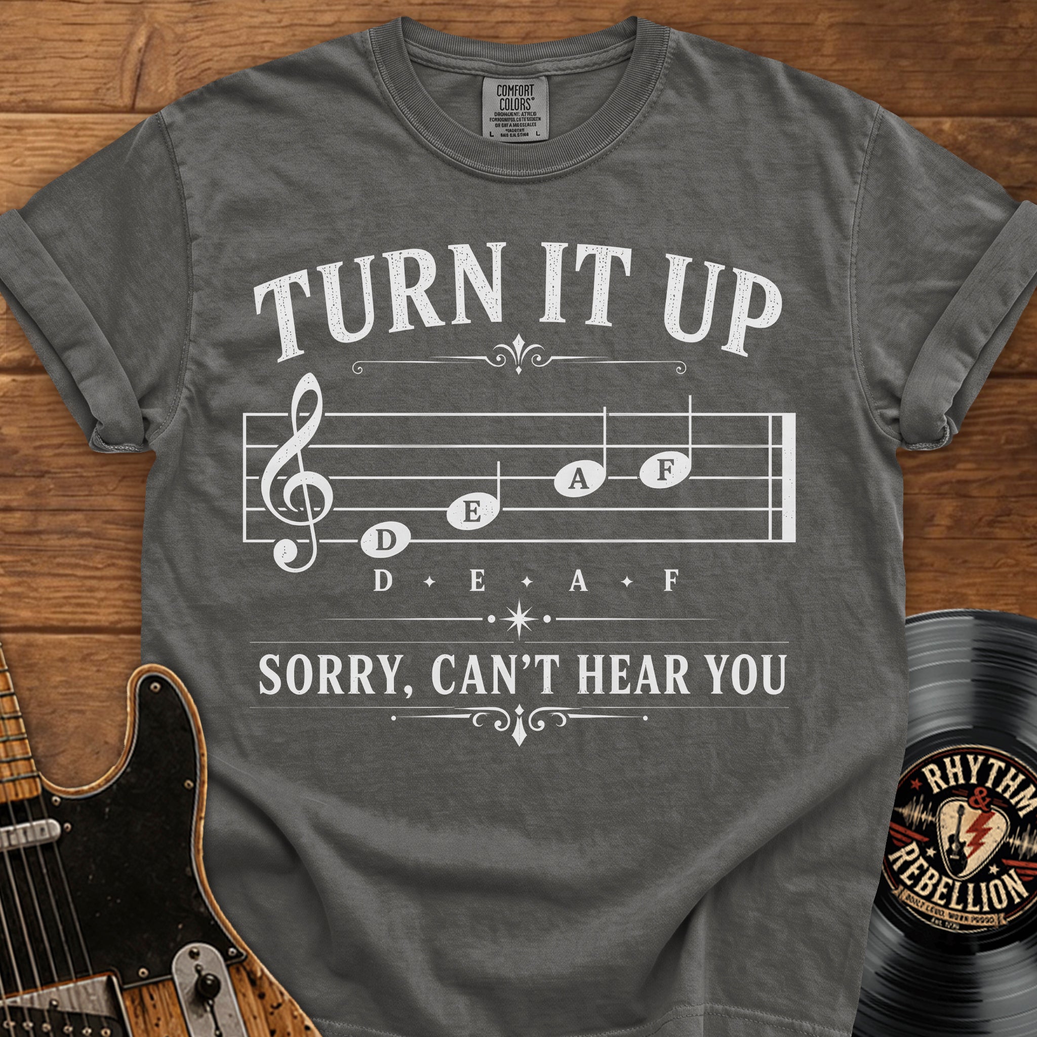 Turn It Up Music T‑Shirt