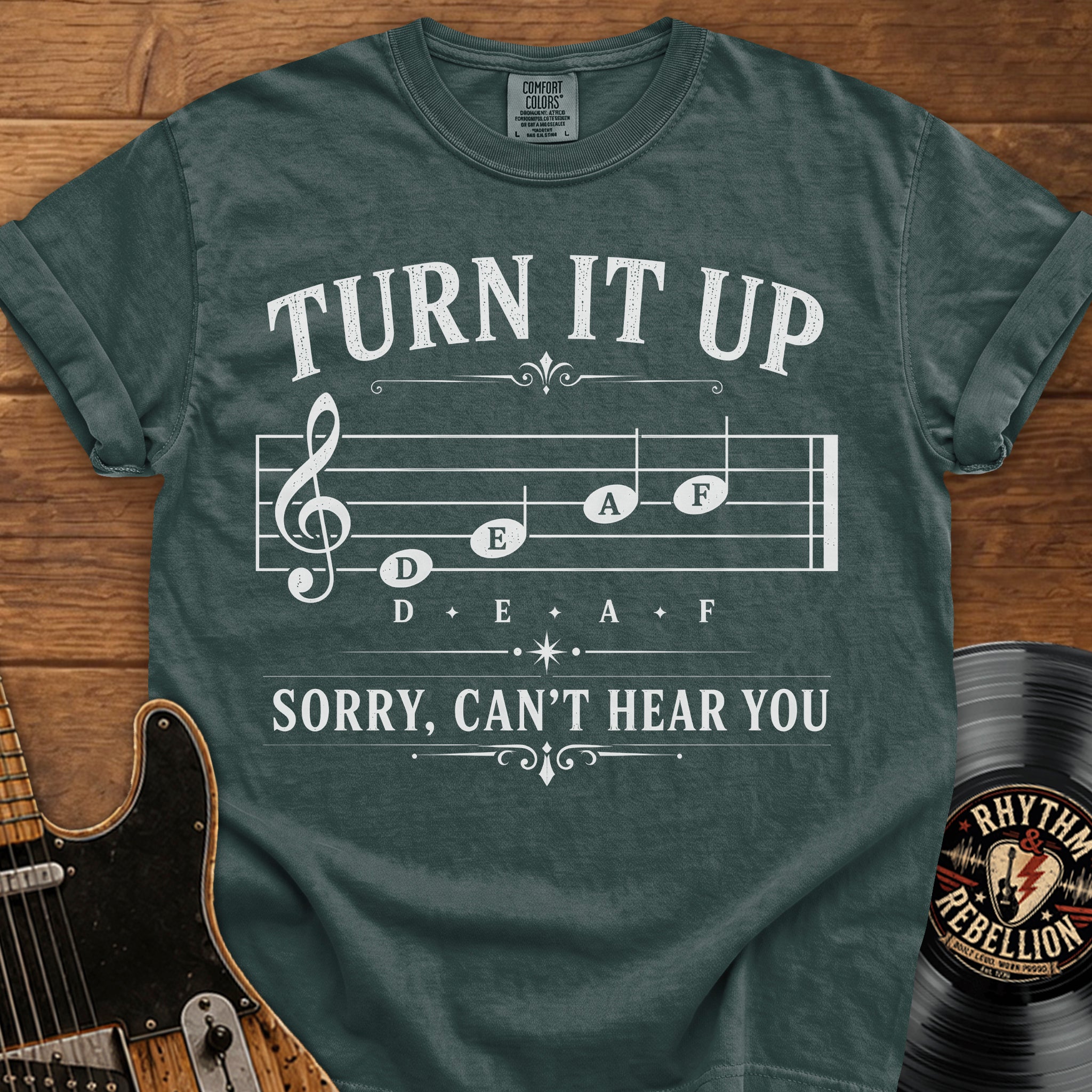 Turn It Up Music T‑Shirt