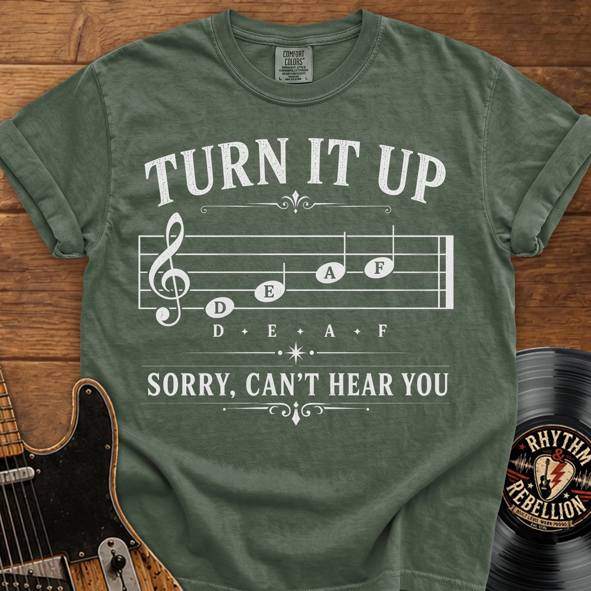 Turn It Up Music T‑Shirt