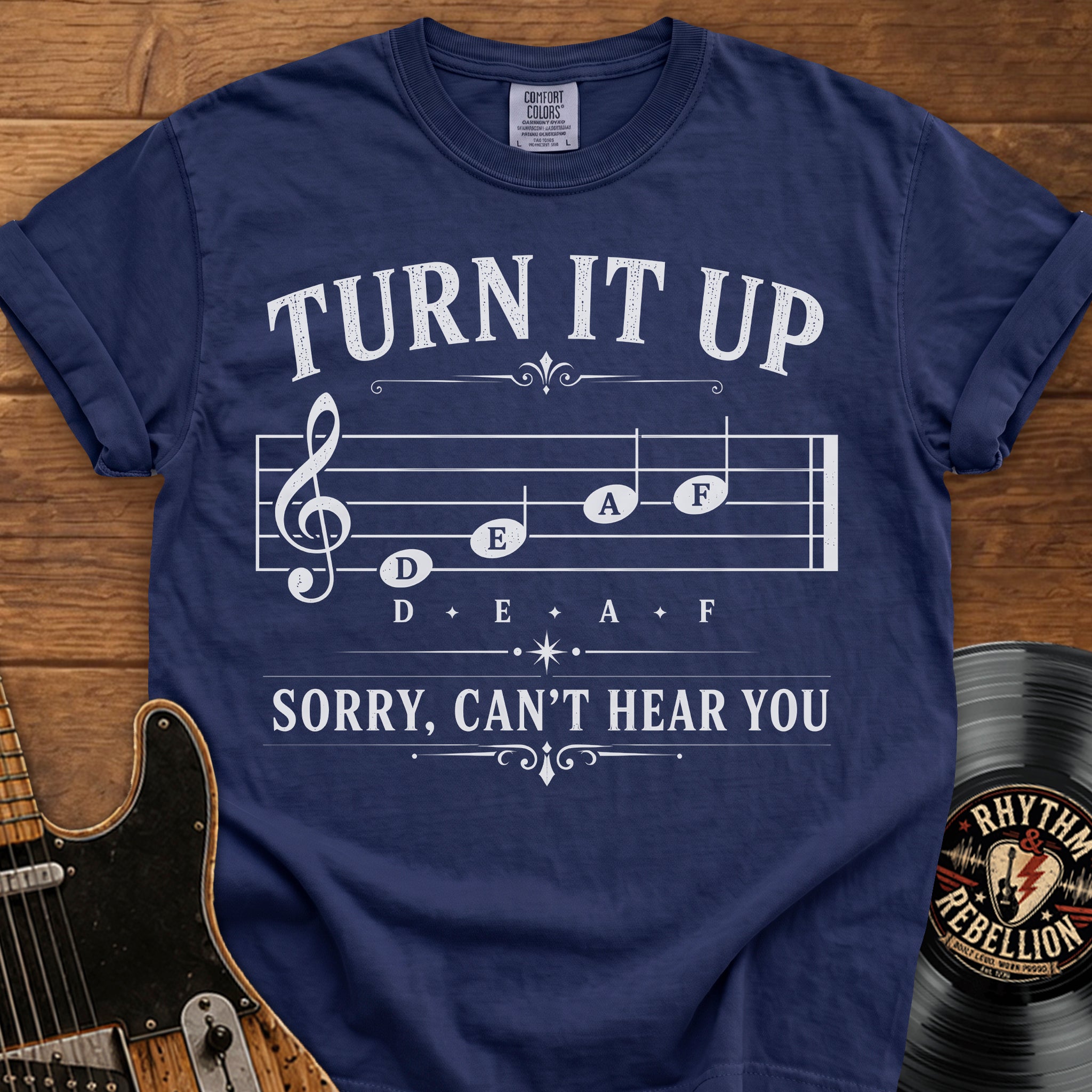 Turn It Up Music T‑Shirt